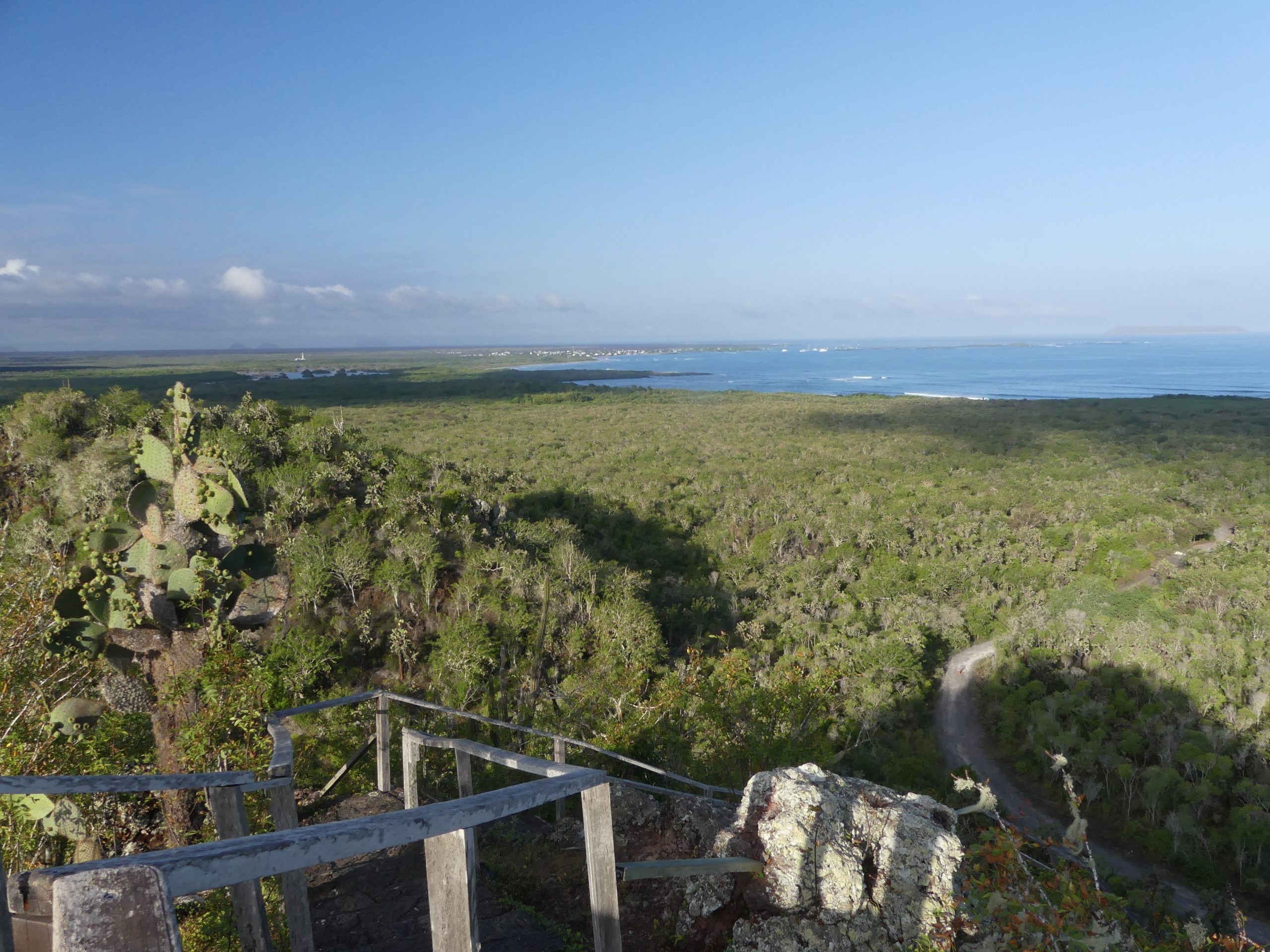 Annäherung an die Mauer der Tränen, Isabela-Insel, Galapagos