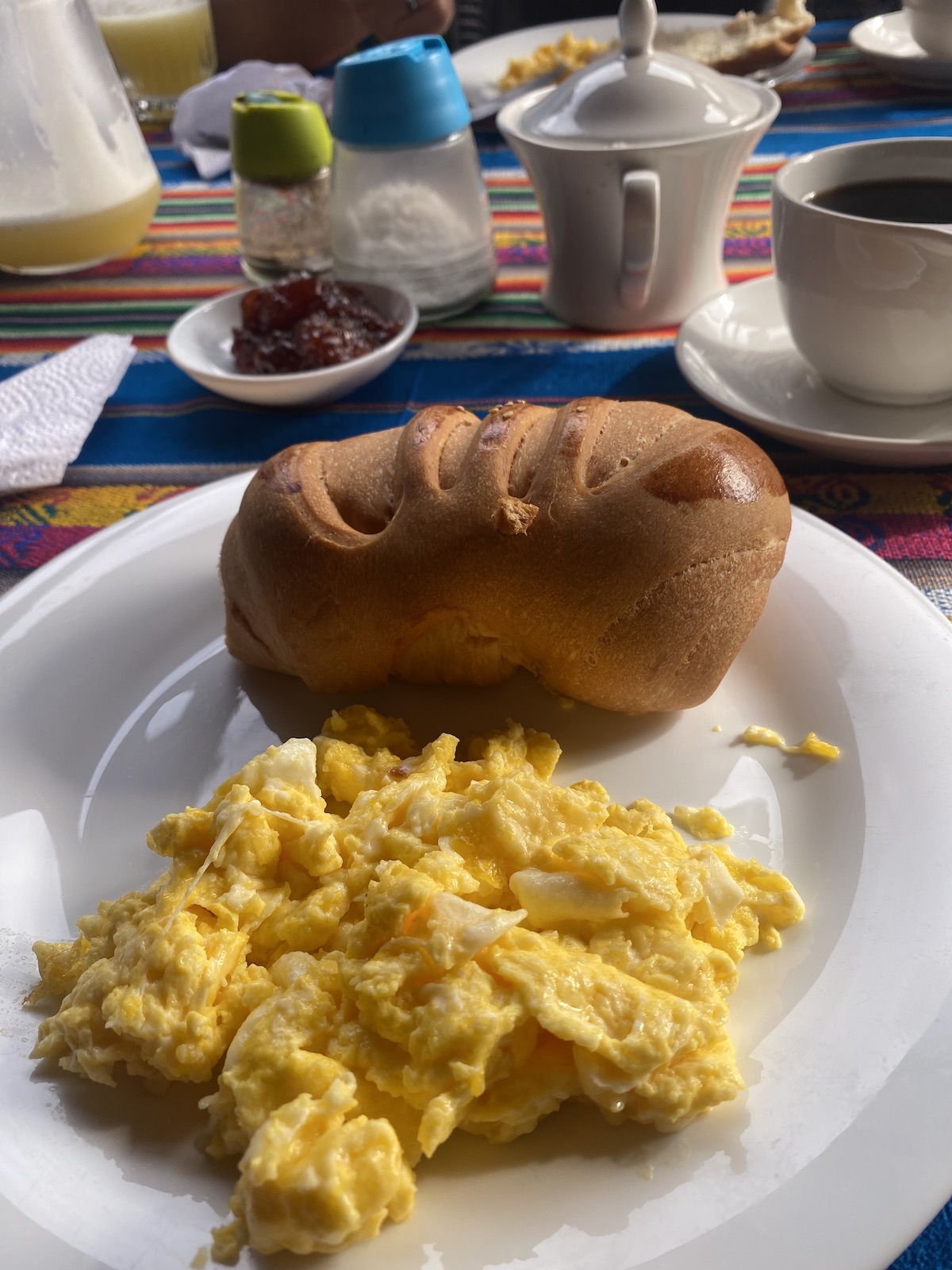 breakfast at Hotel Cucuve Galapagos