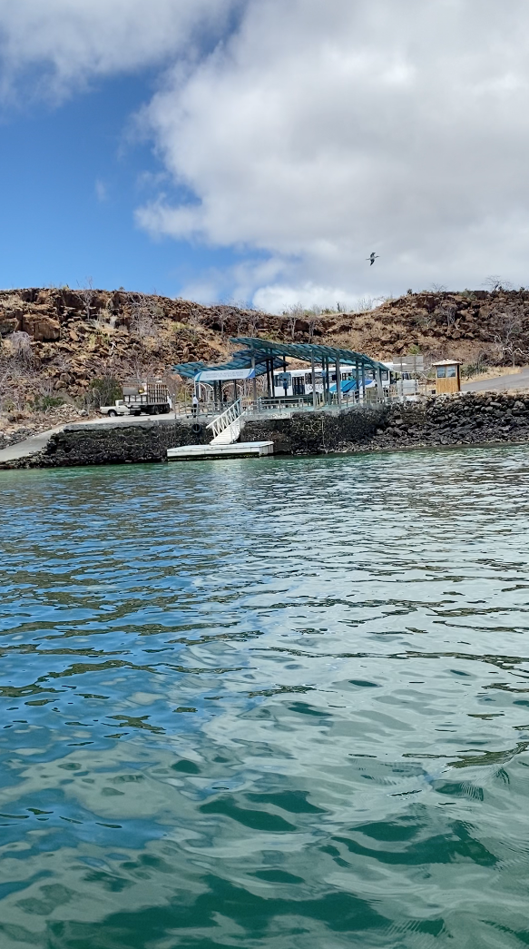 Boot zur Insel Santa Cruz