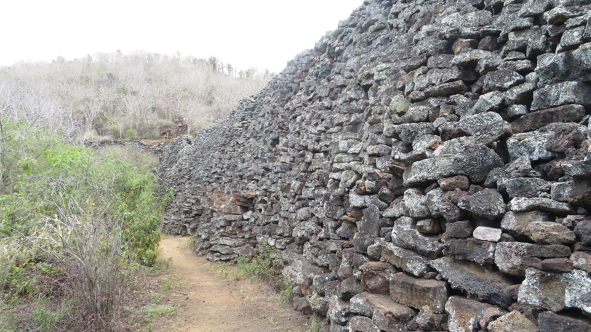 Muro de las lágrimas en Islas Galápagos