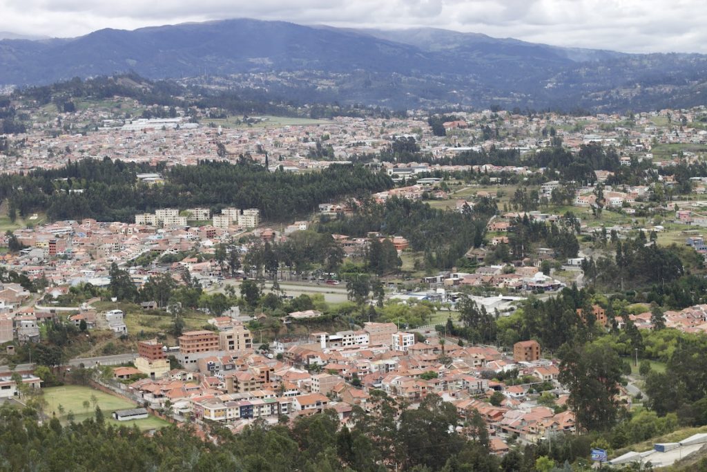 Lookout in Cuenca Ecuador