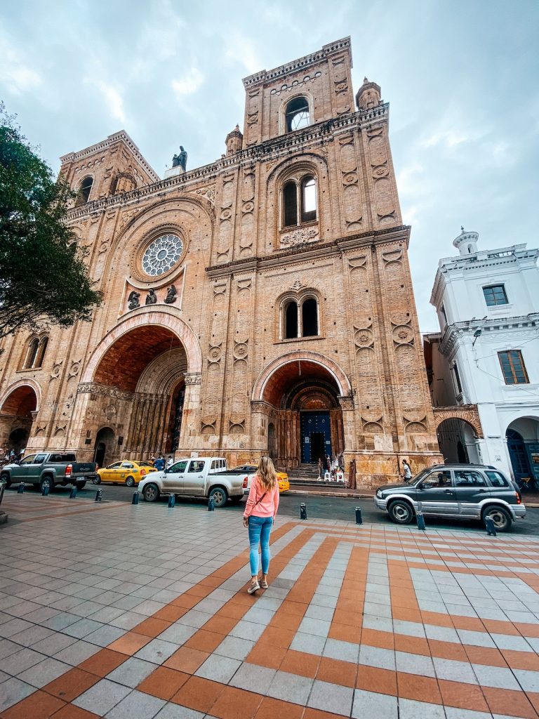 Photo form historical downtown of Cuenca Ecuador