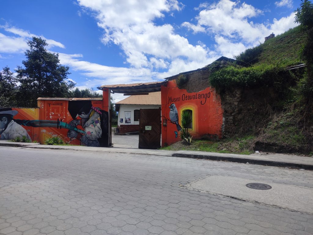 Entrance of Museo Fabrica Imbabura in Otavalo, Ecuador