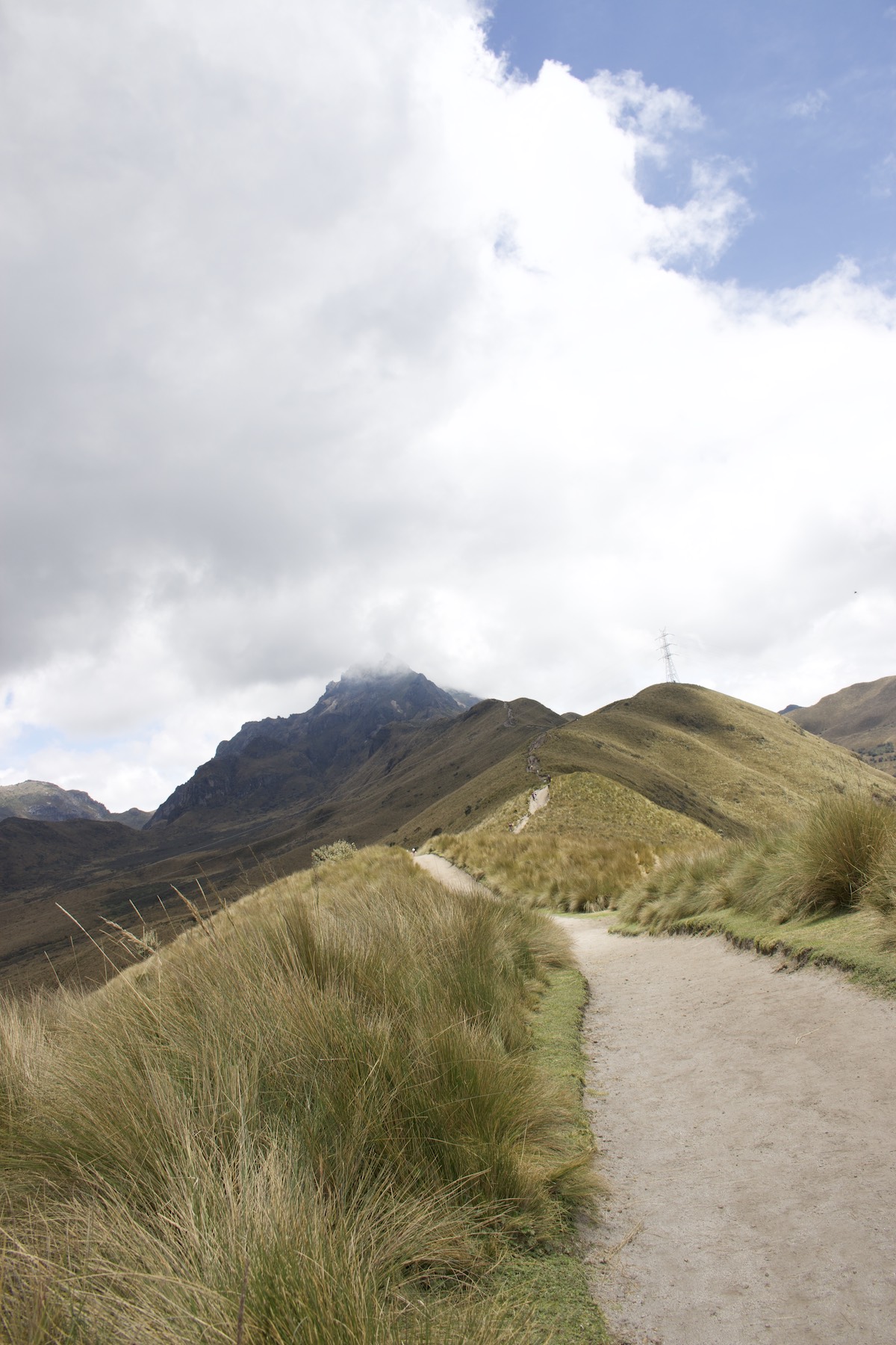 Hiking to Pichincha stratovolcano