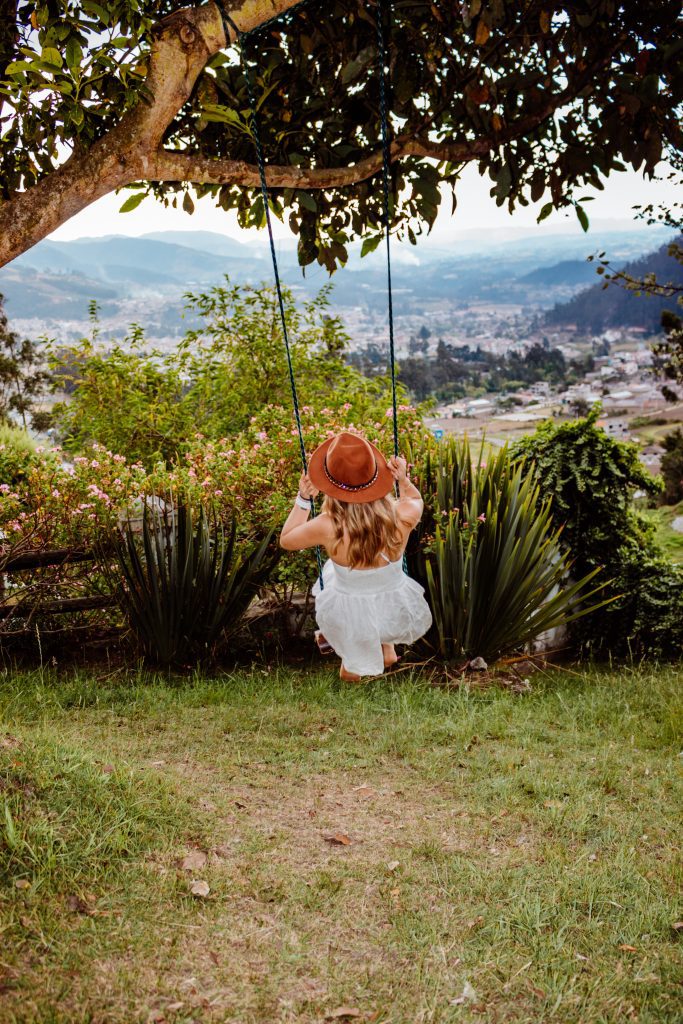 Swings in Otavalo, Ecuador