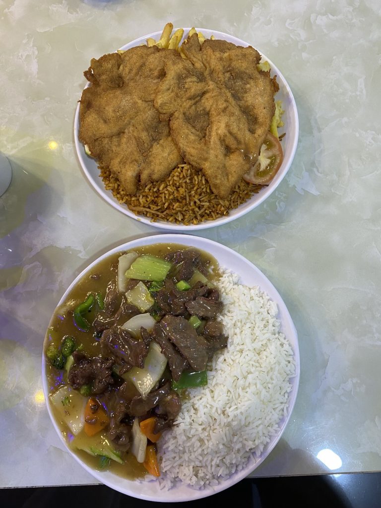 Dinner in Otavalo, Ecuador