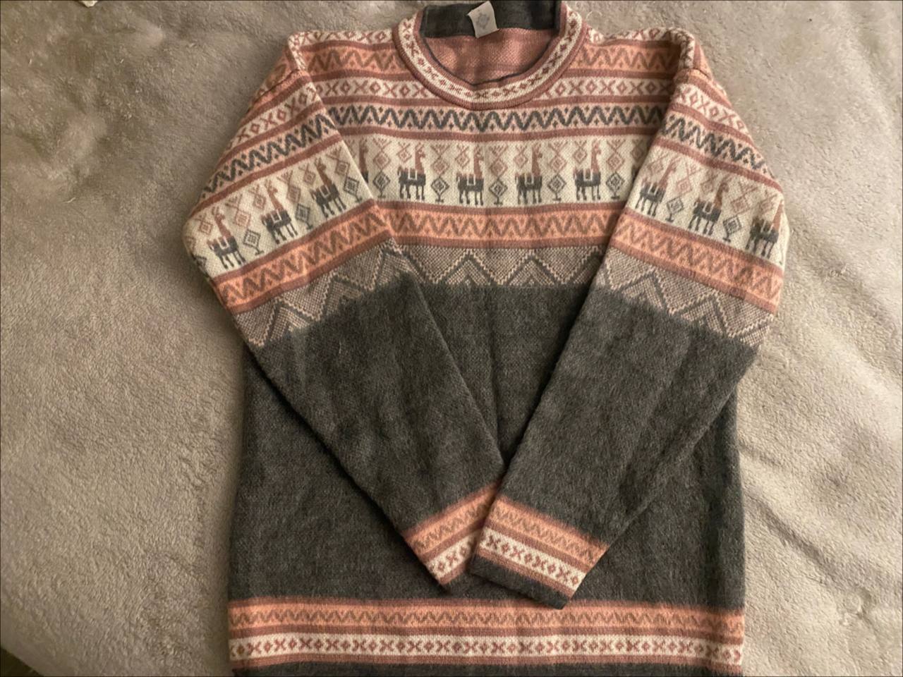 Lamah sweater from Otavalo market