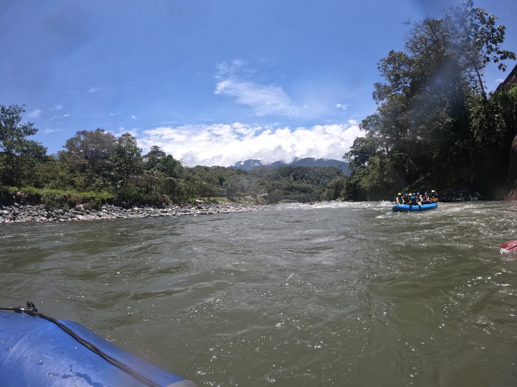 Rafting in Banos, Ecuador
