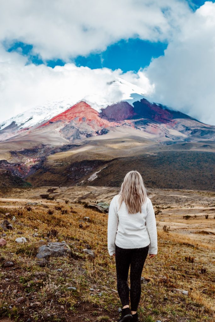 View of Cotopaxi volacno from the bottom