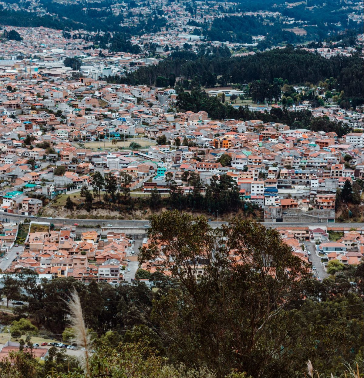 View at the top of Cuenca