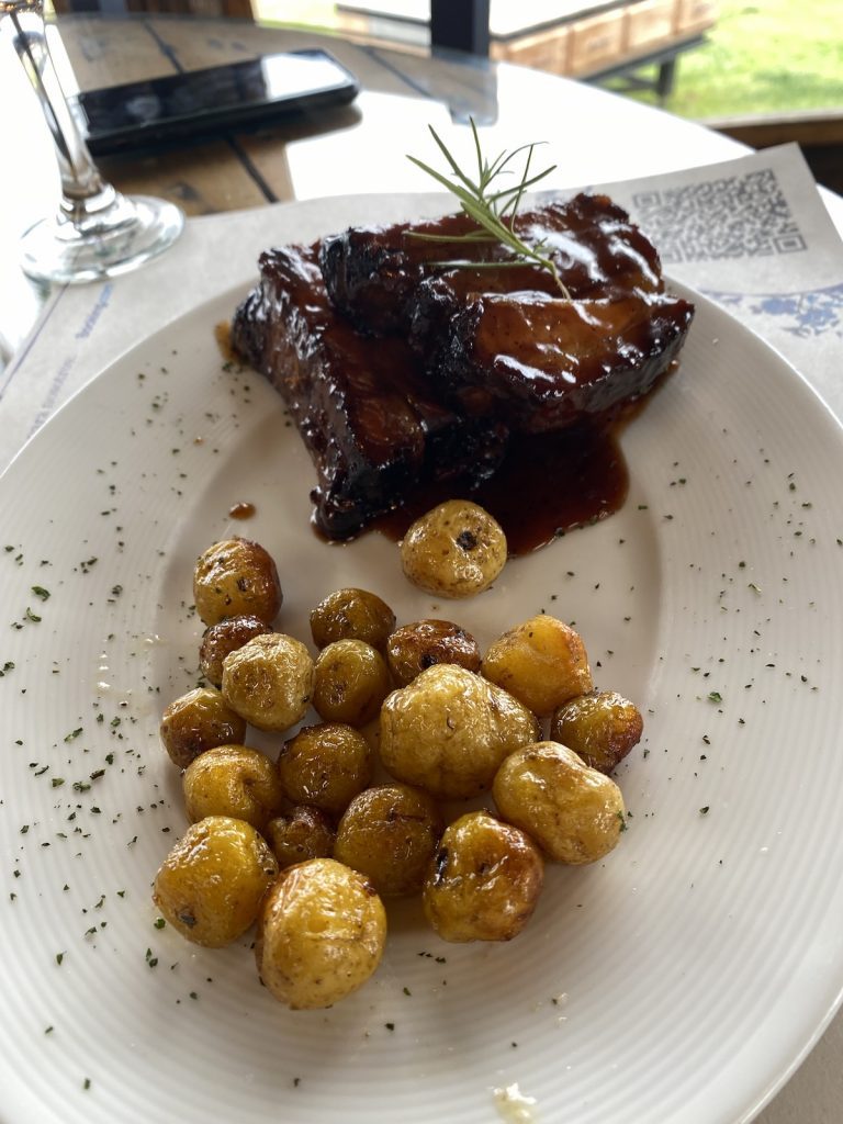 Ribs at Hacienda el Rejo, Ecuador