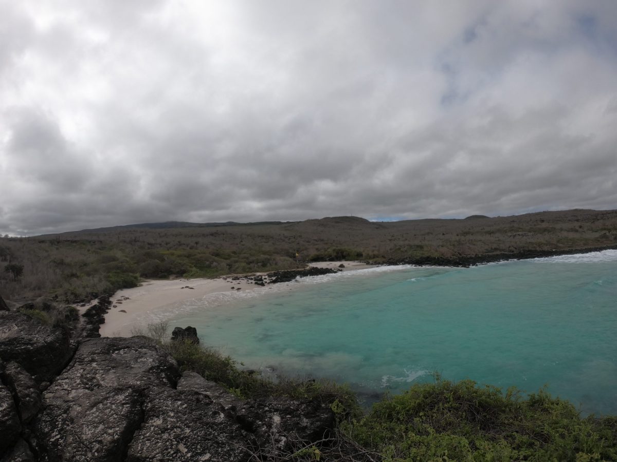 Puerto Chino beach on San Cristobal island