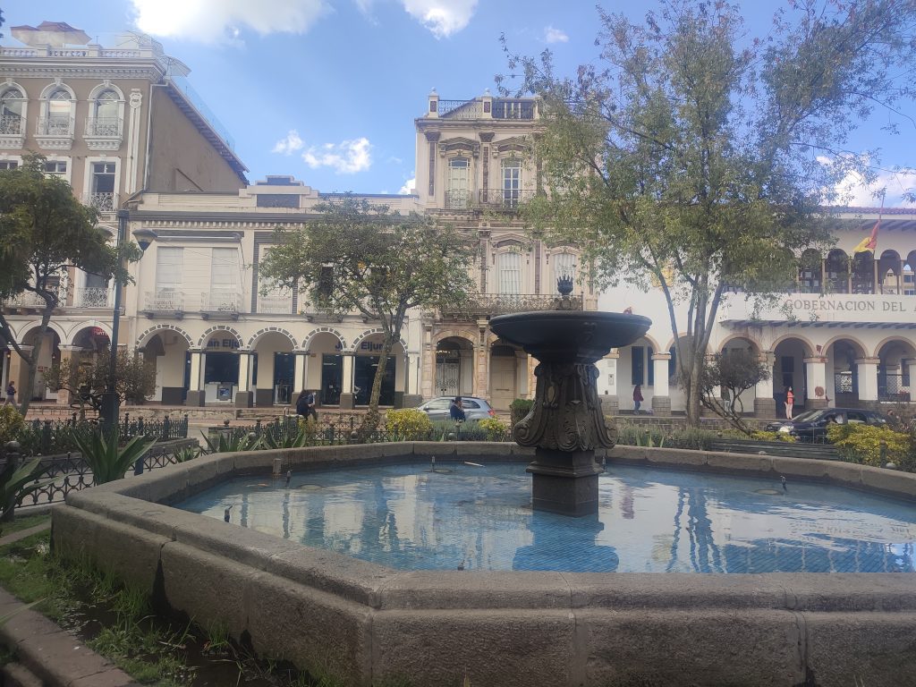 Walking around CIDAP in Cuenca Ecuador