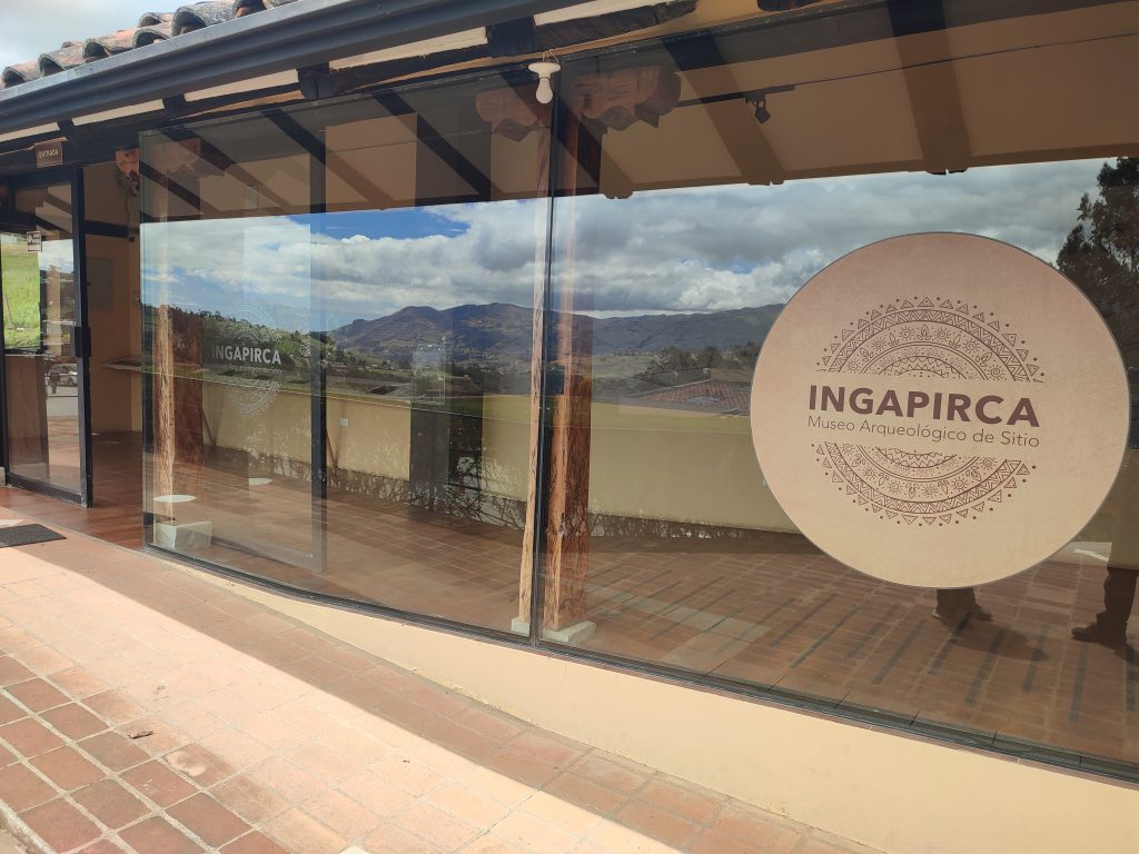 Entry to Ingapirca Ruins museum in Cuenca Ecuador