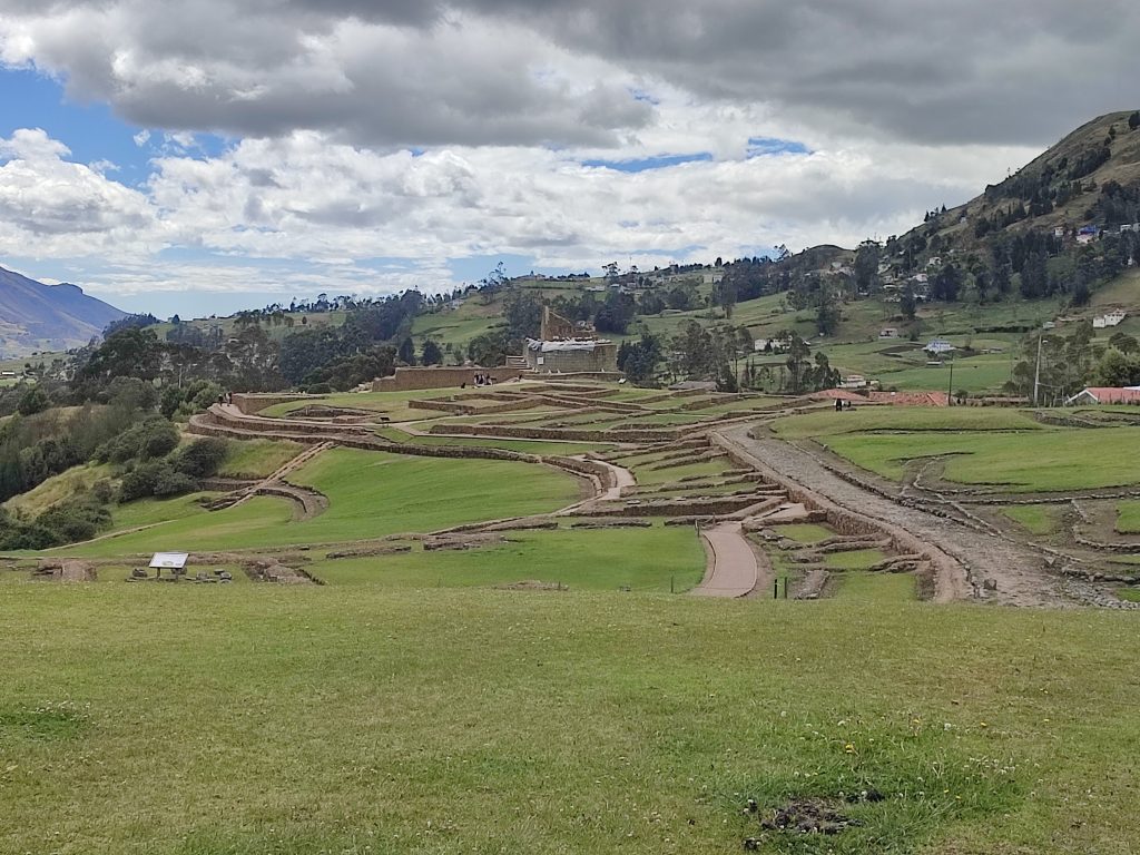 View of Ingapirca Ruins from the entrance