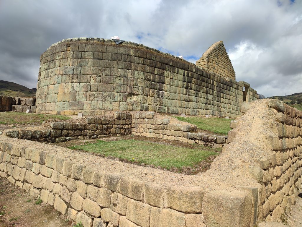 View of Ingapirca Ruins in Cuenca