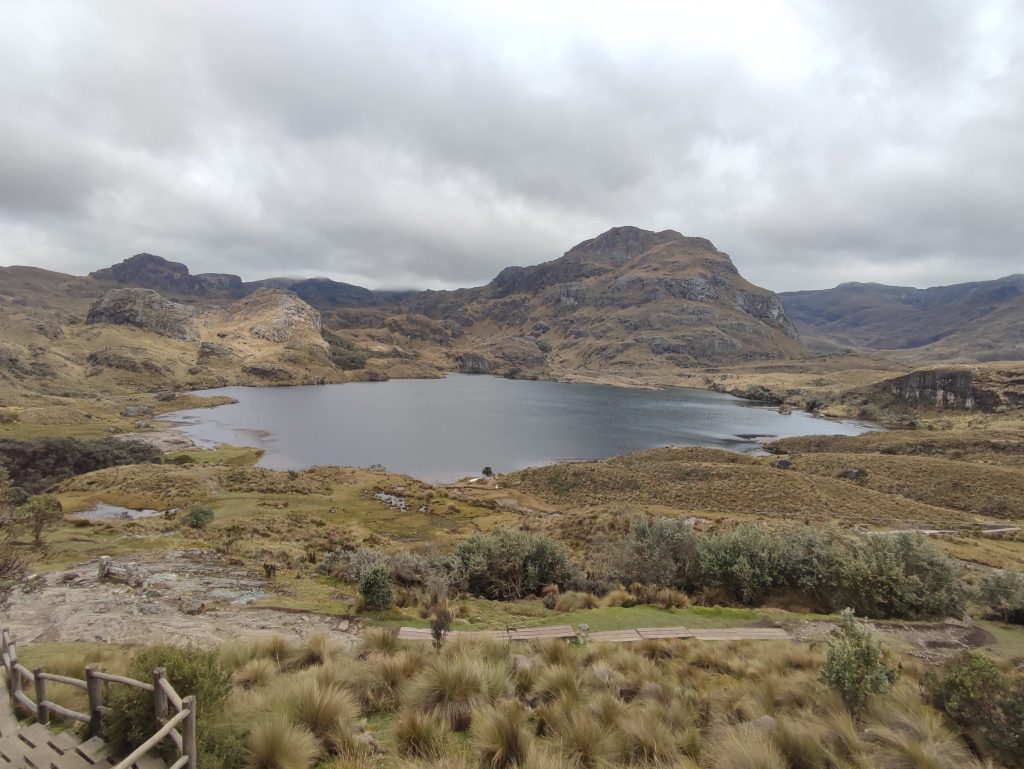 Panoramic view of El Cajas National Park