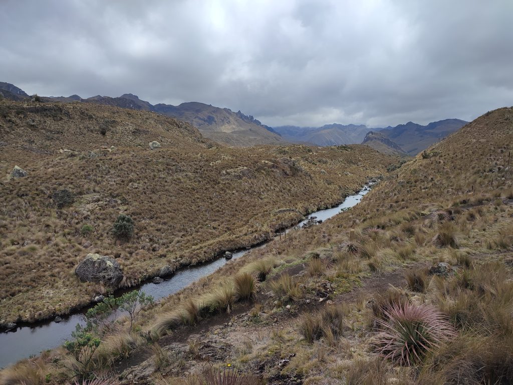 Unpredictable weather in El Cajas National Park