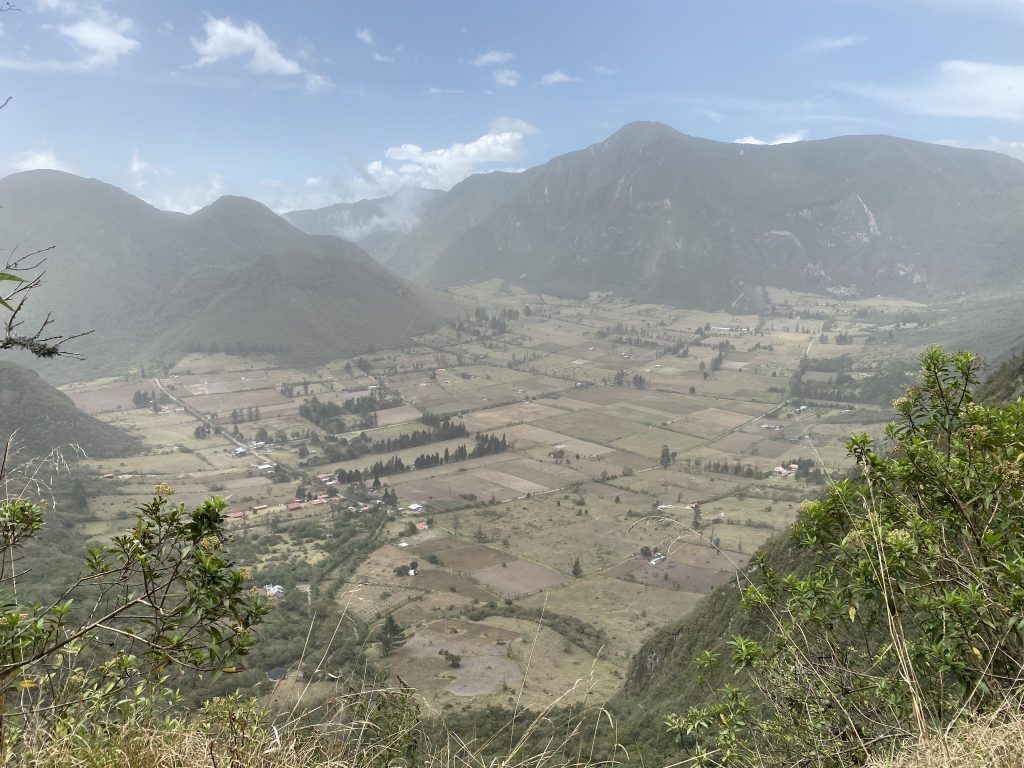 Pululahua Geobotanical Reserve view from the peak in Quito