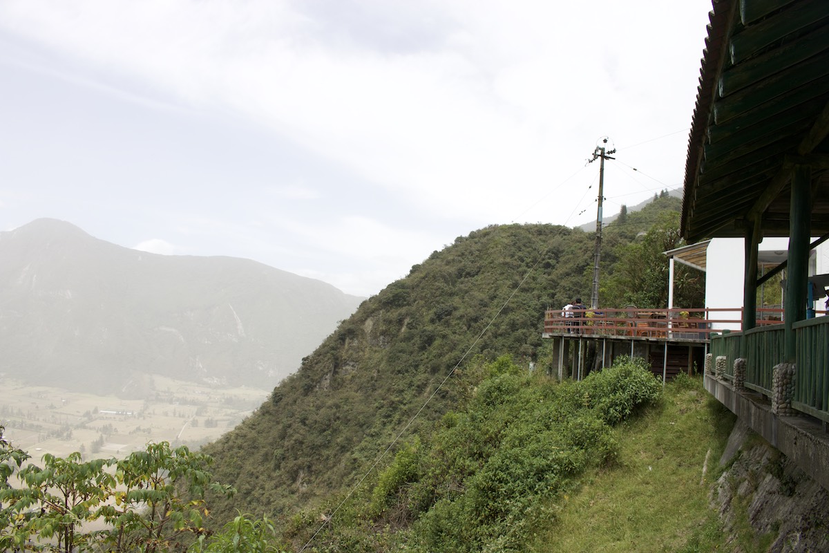 Lookout at Pululahua Geobotanical Reserve featured