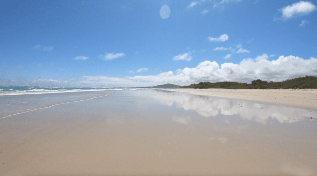 Puerto Villamil beach on Galapagos Islands