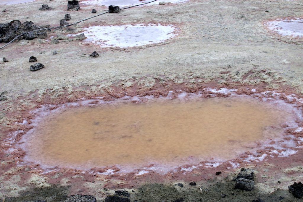 Salt mines on the way to Las Grietas