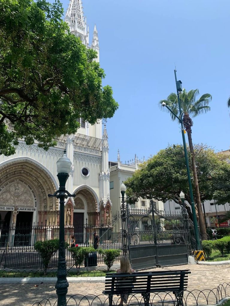 View of Parque Seminario in Guayaquil