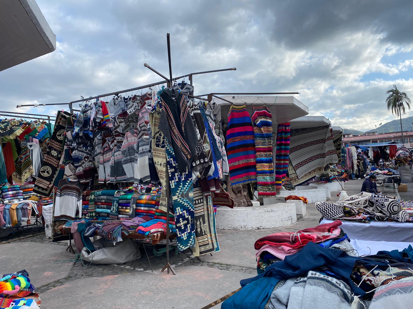 Otavalo market souvenirs