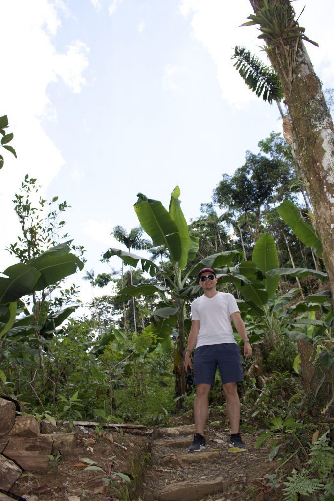 going up to Finca Mirador Indichuris