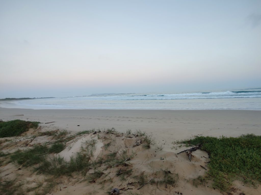 Beach at the end of Wall of tears, Isabela Island, Galapagos