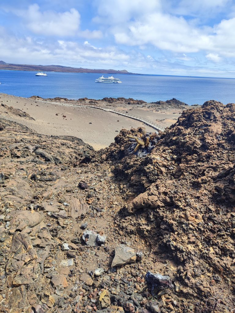 Trail at Bartolomé Island, Galapagos