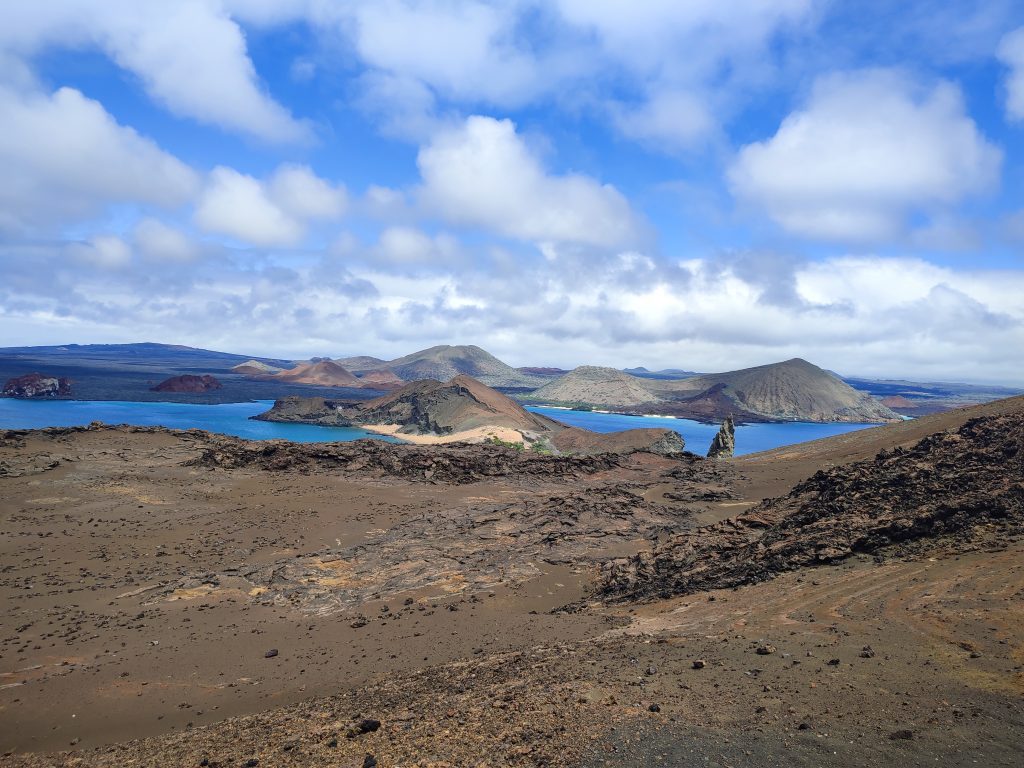 Volcanic landscapes of Bartolome island