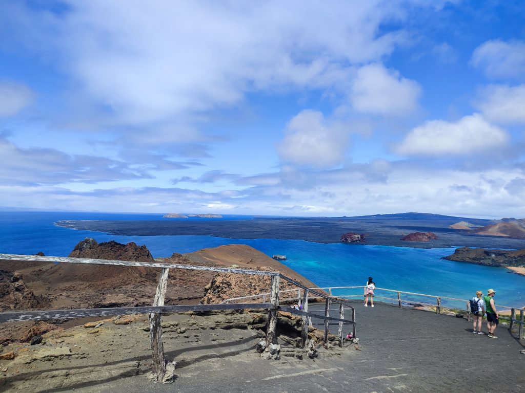 Going down on Bartolome Island trail