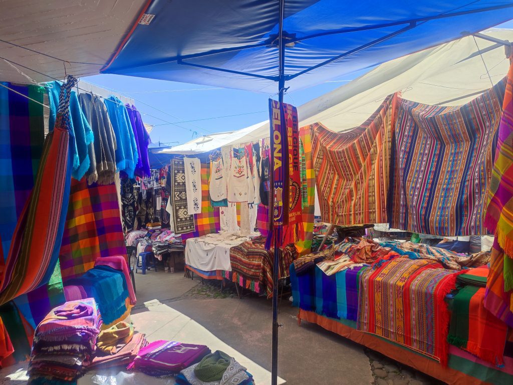 Otavalo market on Saturday
