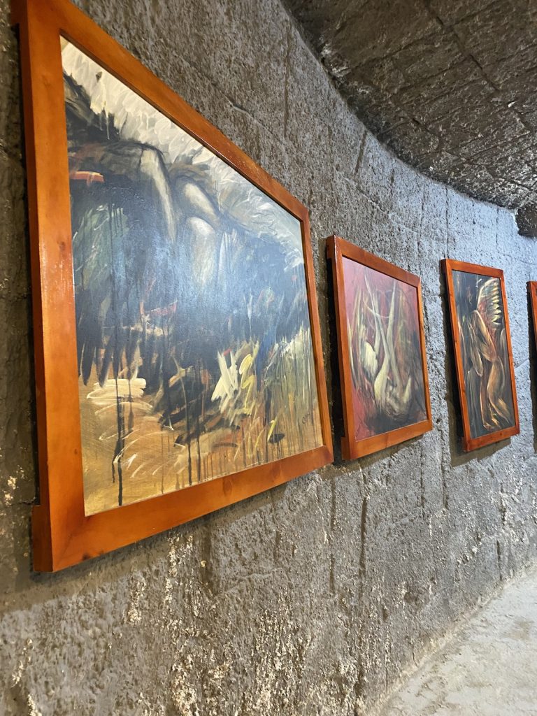 Ortega's works in Ortega Maila Temple of the Sun Museum