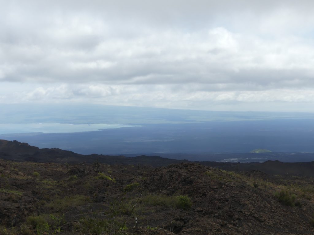 fog at Sierra Negra Volcano top, Galapagos