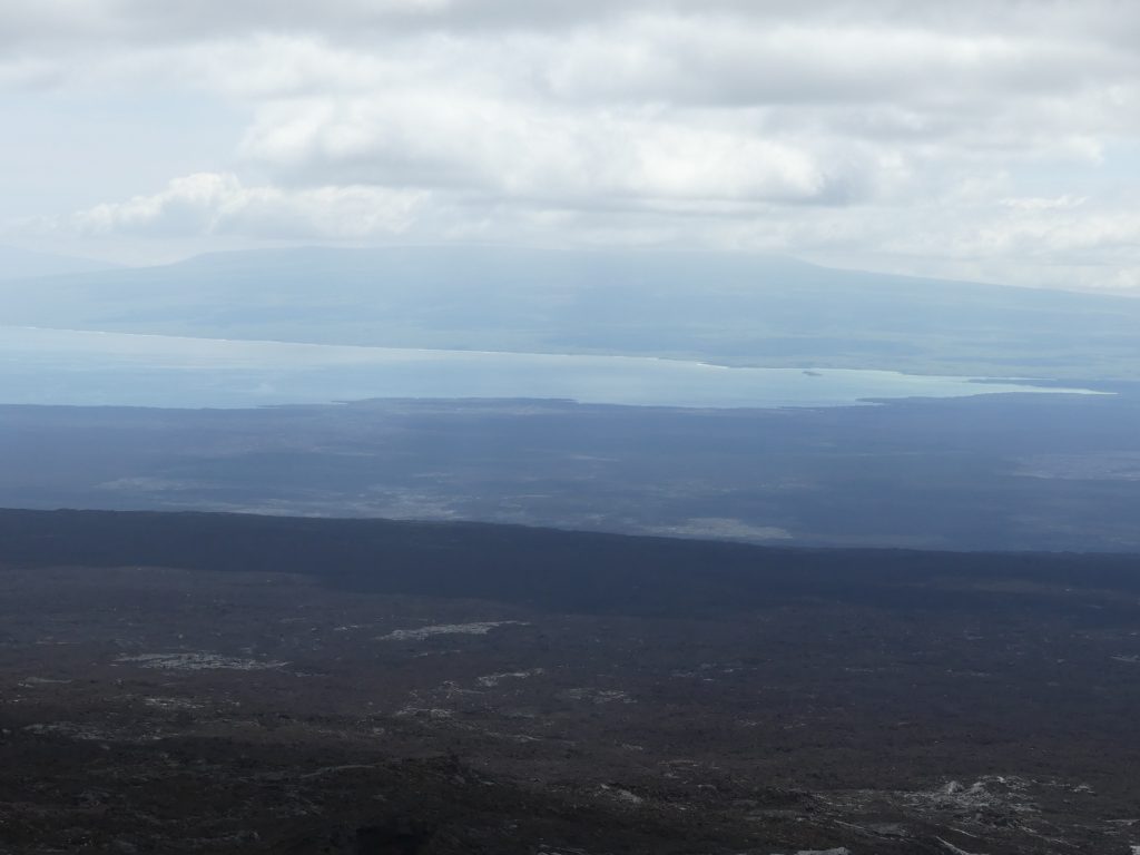 Sierra Negra Volcano view in the ocean, Galapagos
