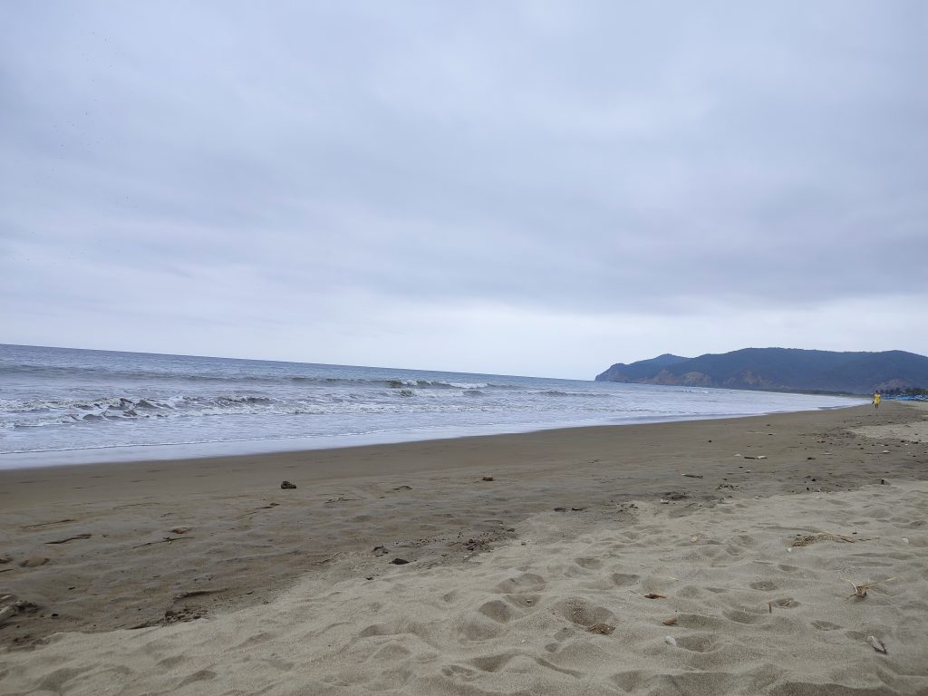 Main Beach at Puerto Lopez Ecuador