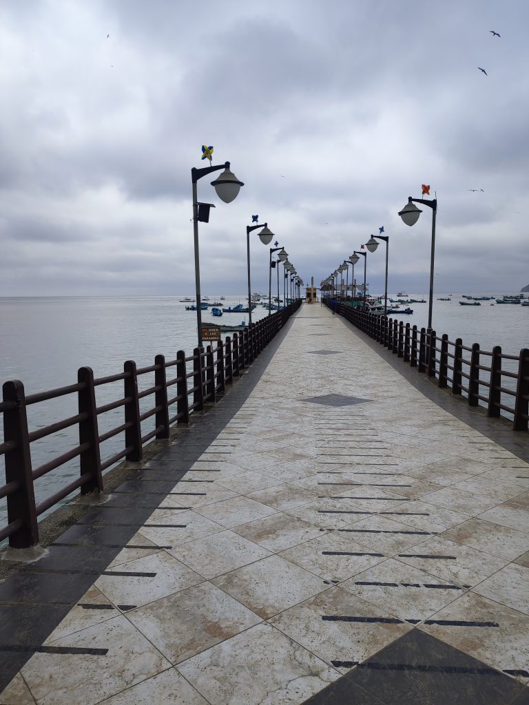 Pier at Puerto Lopez Ecuador