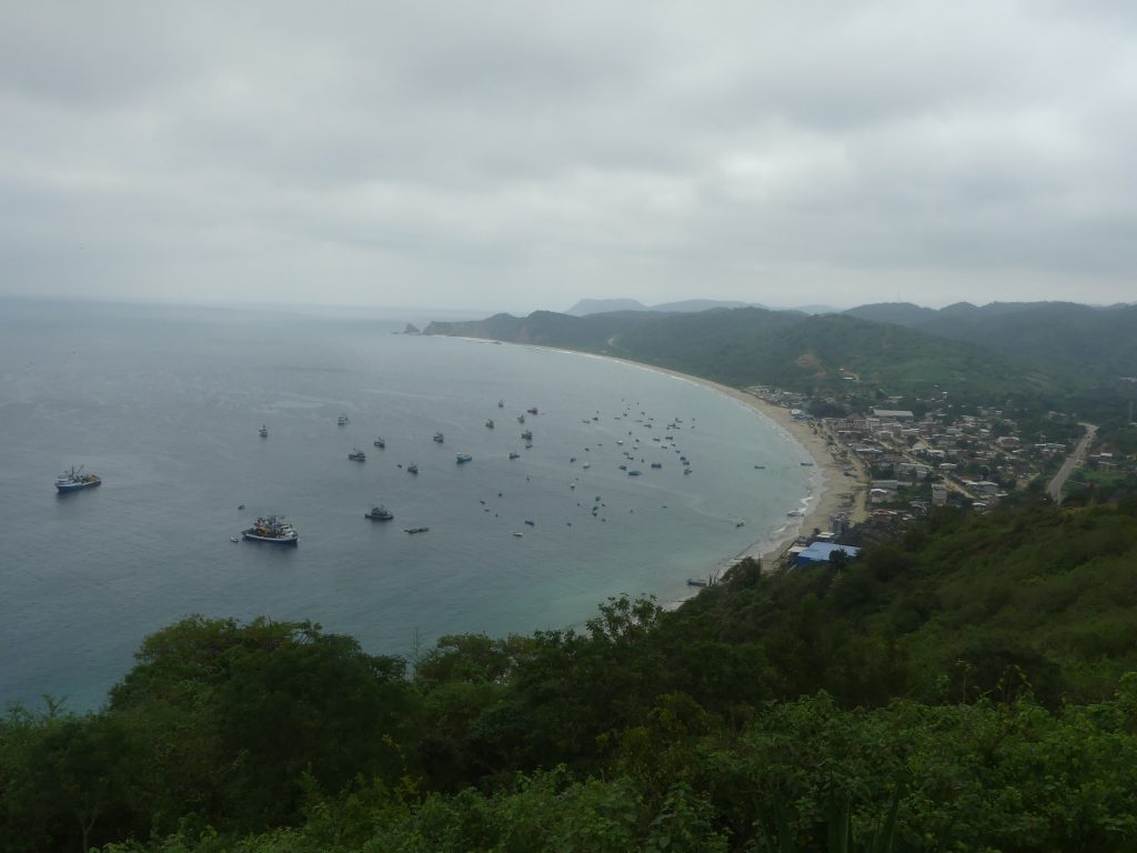 Puerto Lopez Ecuador main viewpoint