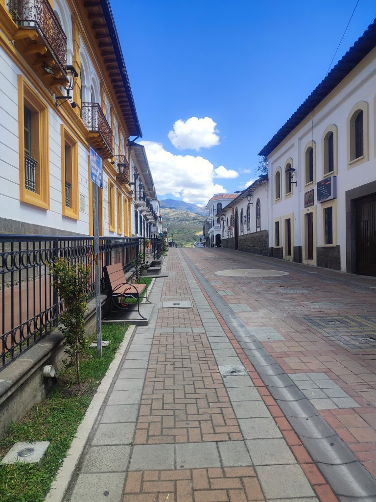 Alley in Cotacachi Ecuador