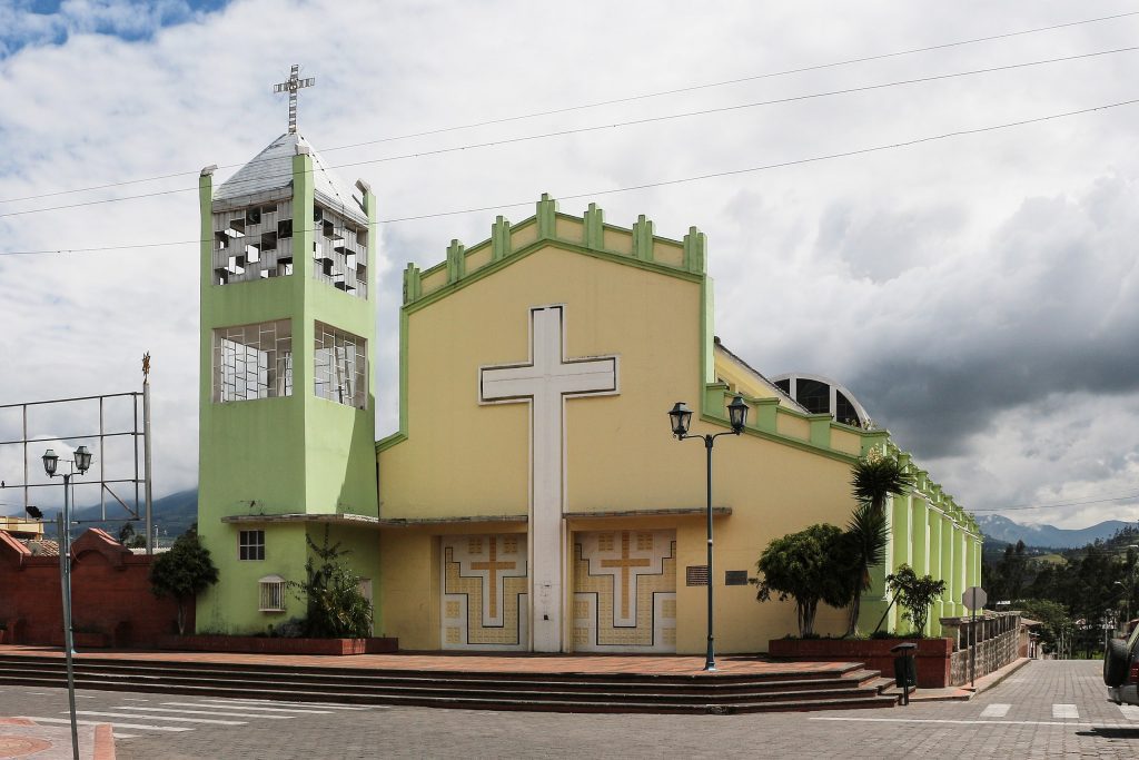 Church in Cotacachi Ecuador
