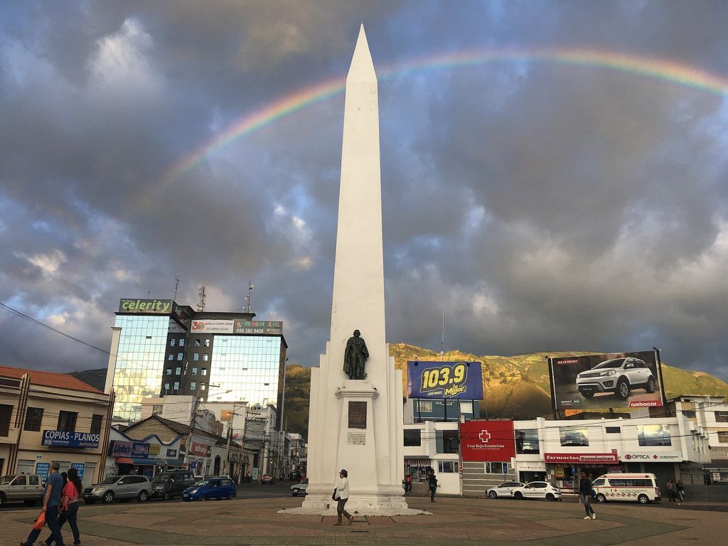 Ibarra city Ecuador