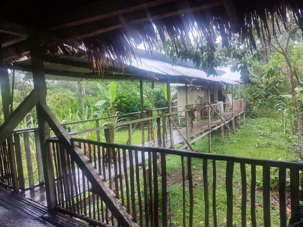 The lodge we stayed at Cuyabeno Reserve