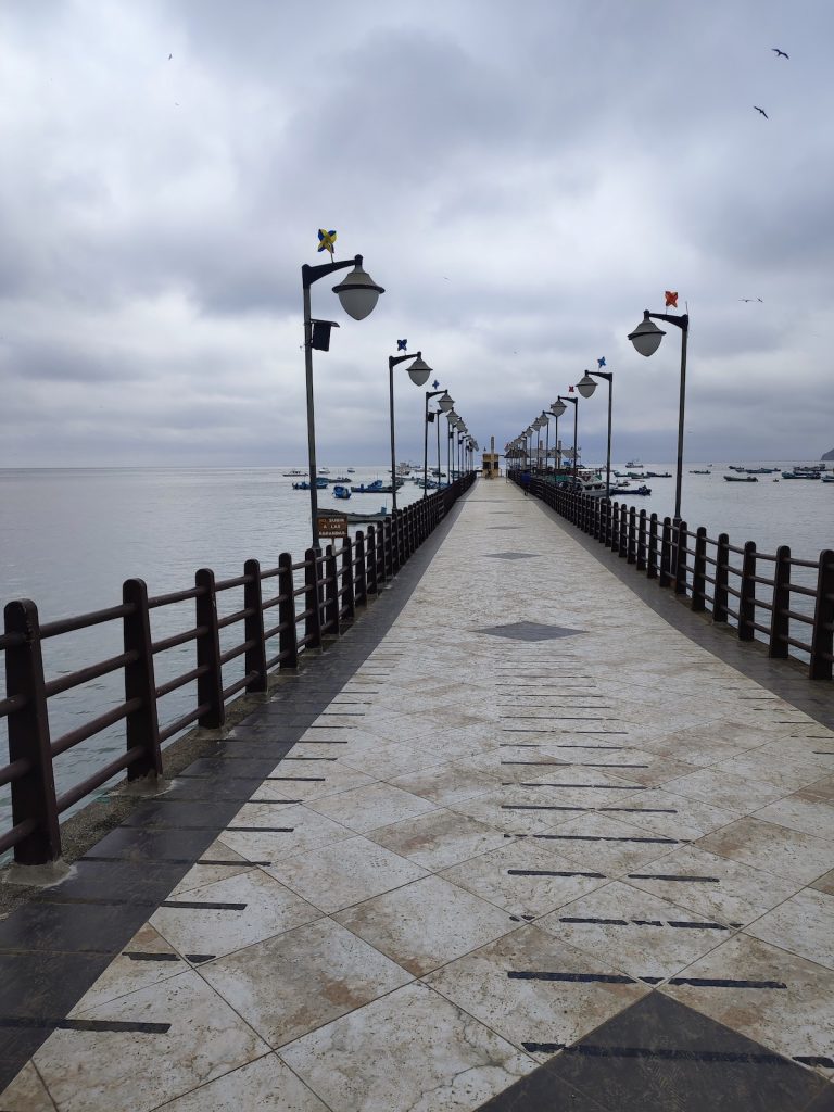 Malecon in Montanita Ecuador