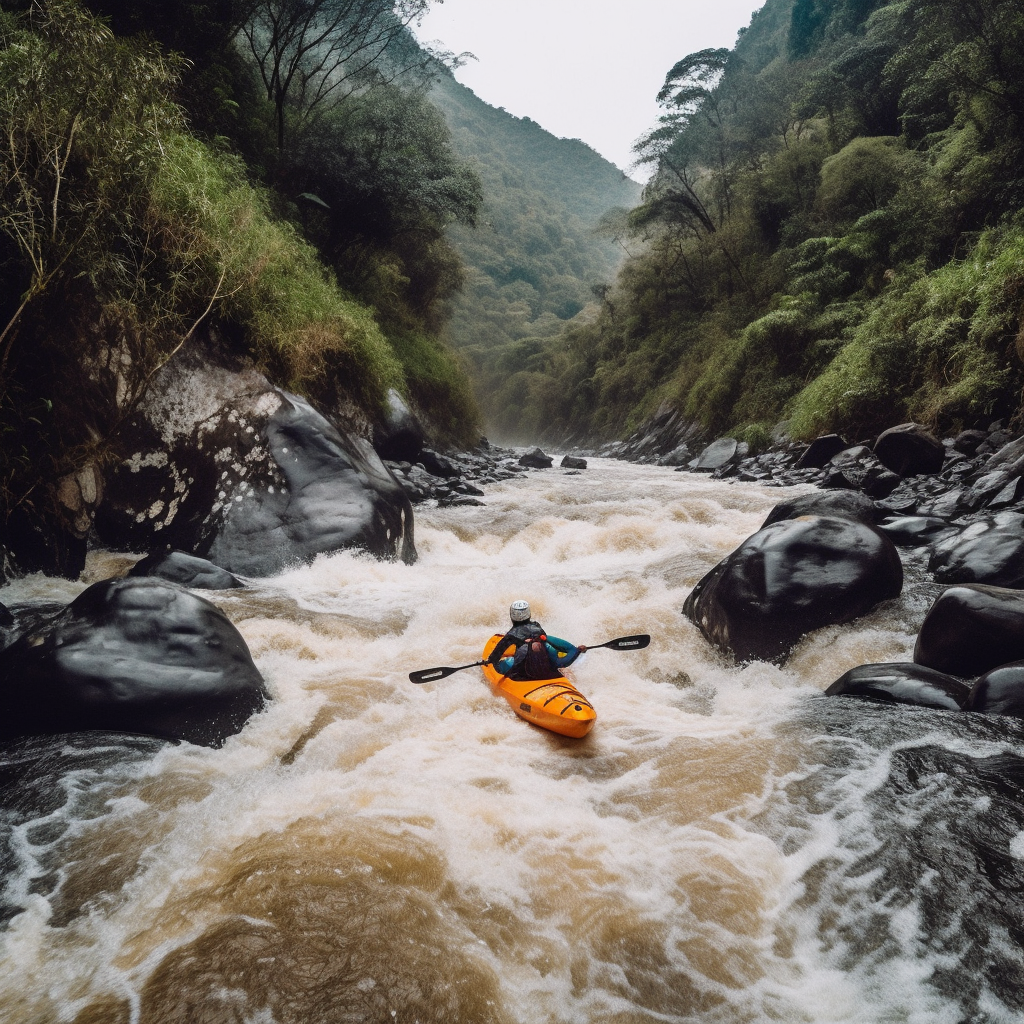 kayaking in Tena