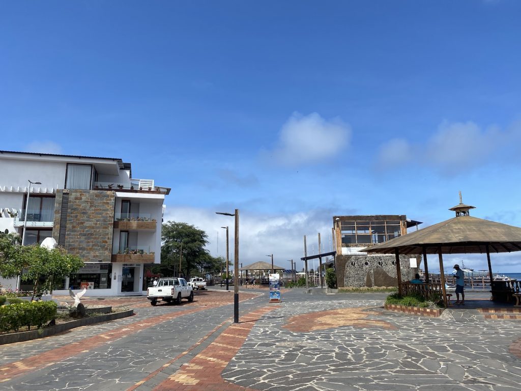 Puerto Baquerizo Moreno downtown view