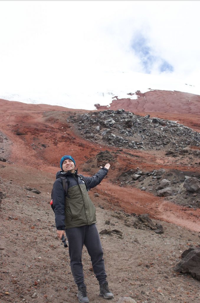 Me and Cotopaxi peak view