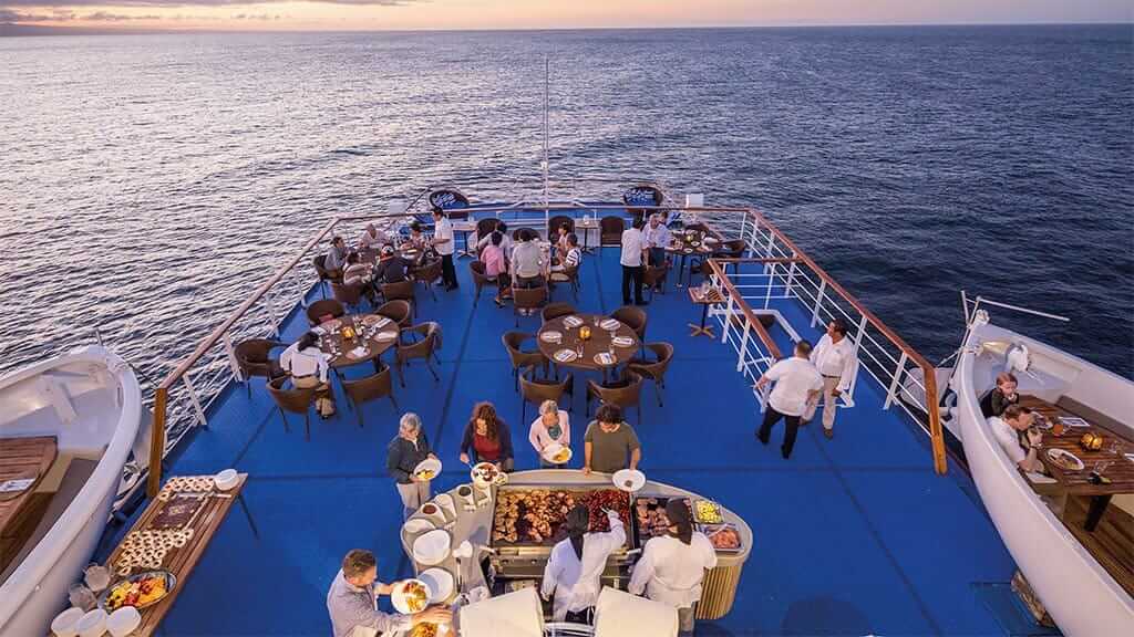 The example of first class cruise